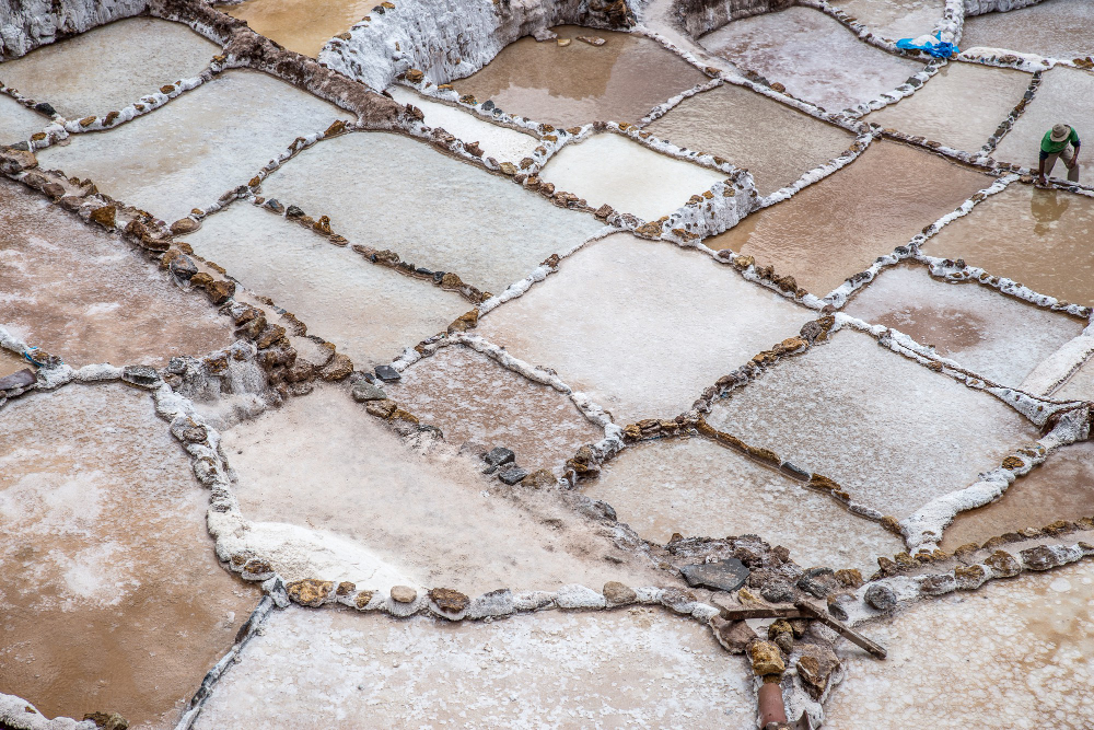 Professionell gereinigte Steinfläche als Ergebnis der Stein- und Pflasterreinigung durch Voll Sauber