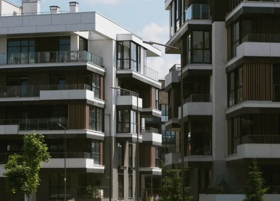 Fassade bei einer professionellen Fassadenreinigung